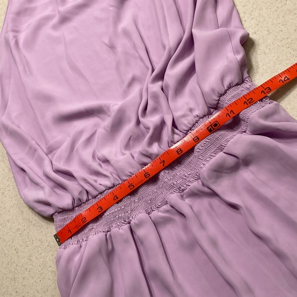 Amanda Uprichard Lavender Halter Mini Dress Women Size M - Picture 9 of 12